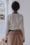BASERANGE Long-sleeved patchwork top T-shirt series Portugal BAS-TOGN-CG-AU23-UNDYED